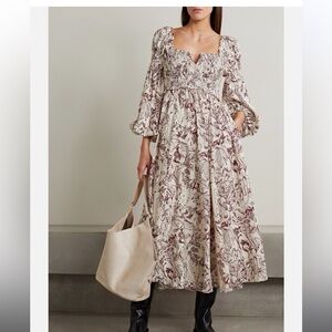 LA LIGNE Battina Dress 100% silk Size Medium